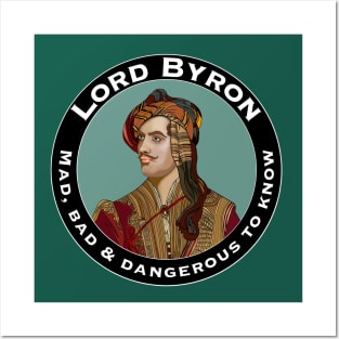 Poet Lord Byron Posters and Art